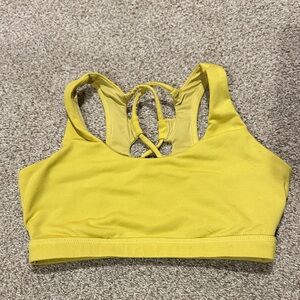 Buff bunny Yellow Sports Bra